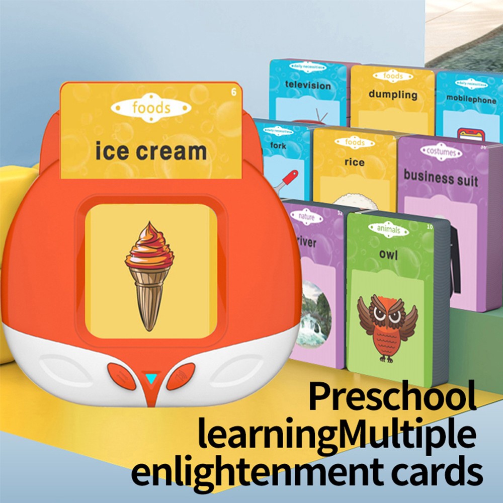 Toddler Kids Talking Flash Cards with 224 Sight Words Autism Speech Therapy Toys