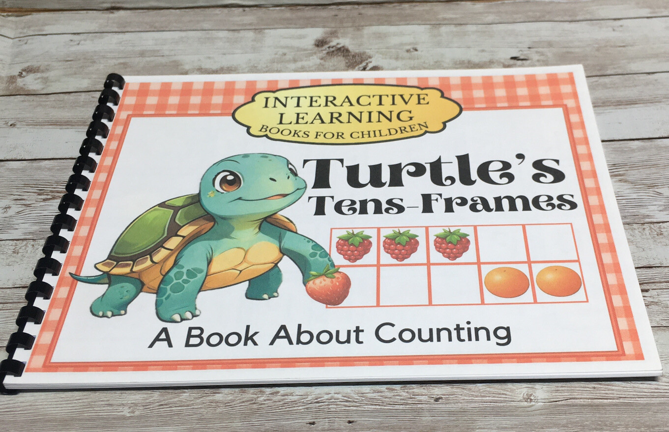 Interactive Learning Books for Children – Turtle’s Tens Frames.