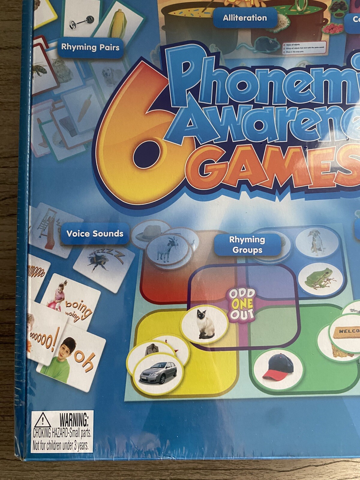 Junior Learning 6Phonemic Awareness Games Sounds Rhyming Alliteration Sealed New