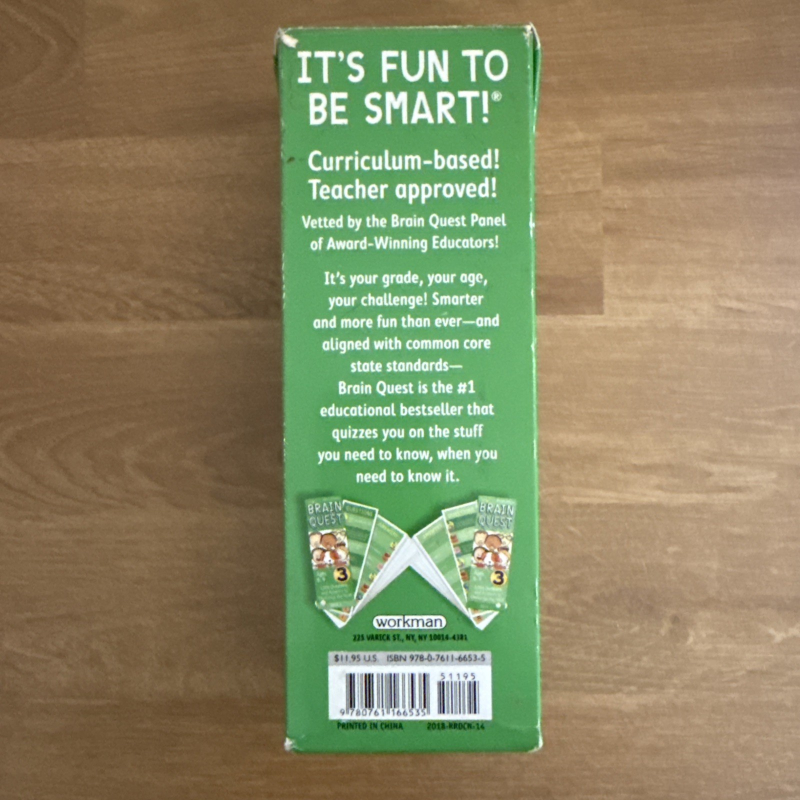 Brain Quest 3rd Grade Cards 1000 Questions and Answers 4th Edition Decks 1 & 2