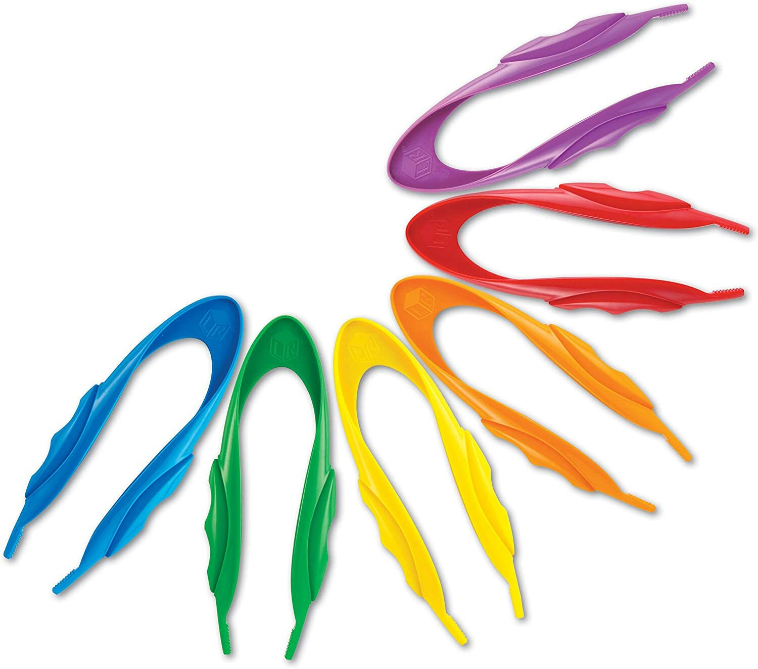 Learning Resources Easy Grip Tweezers PACK OF 2 TWEEZERS ONLY – COLORS WILL VARY
