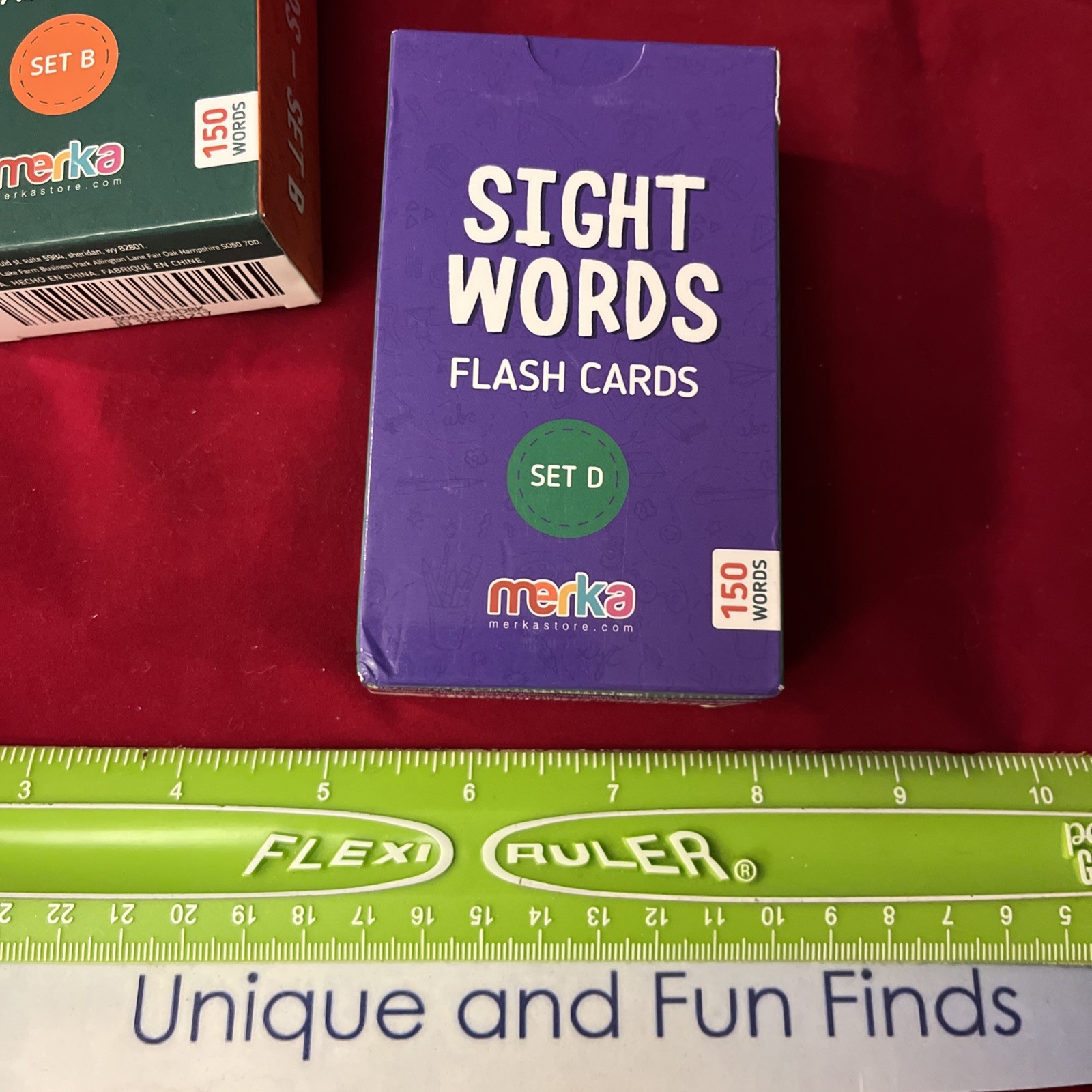 Set Of 3 Sight Word Flashcards – Sets B,F &D EUC