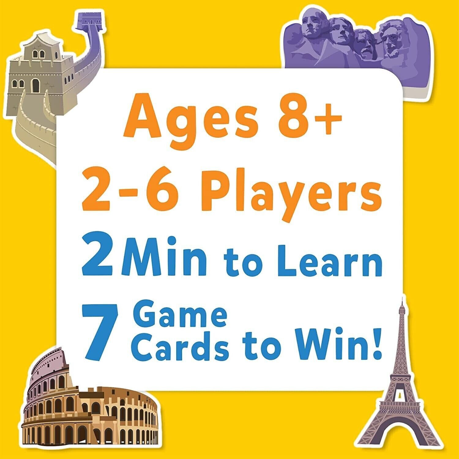 Skillmatics Card Game :Guess in 10 Legendary Landmarks | Gifts for Ages 8 and Up