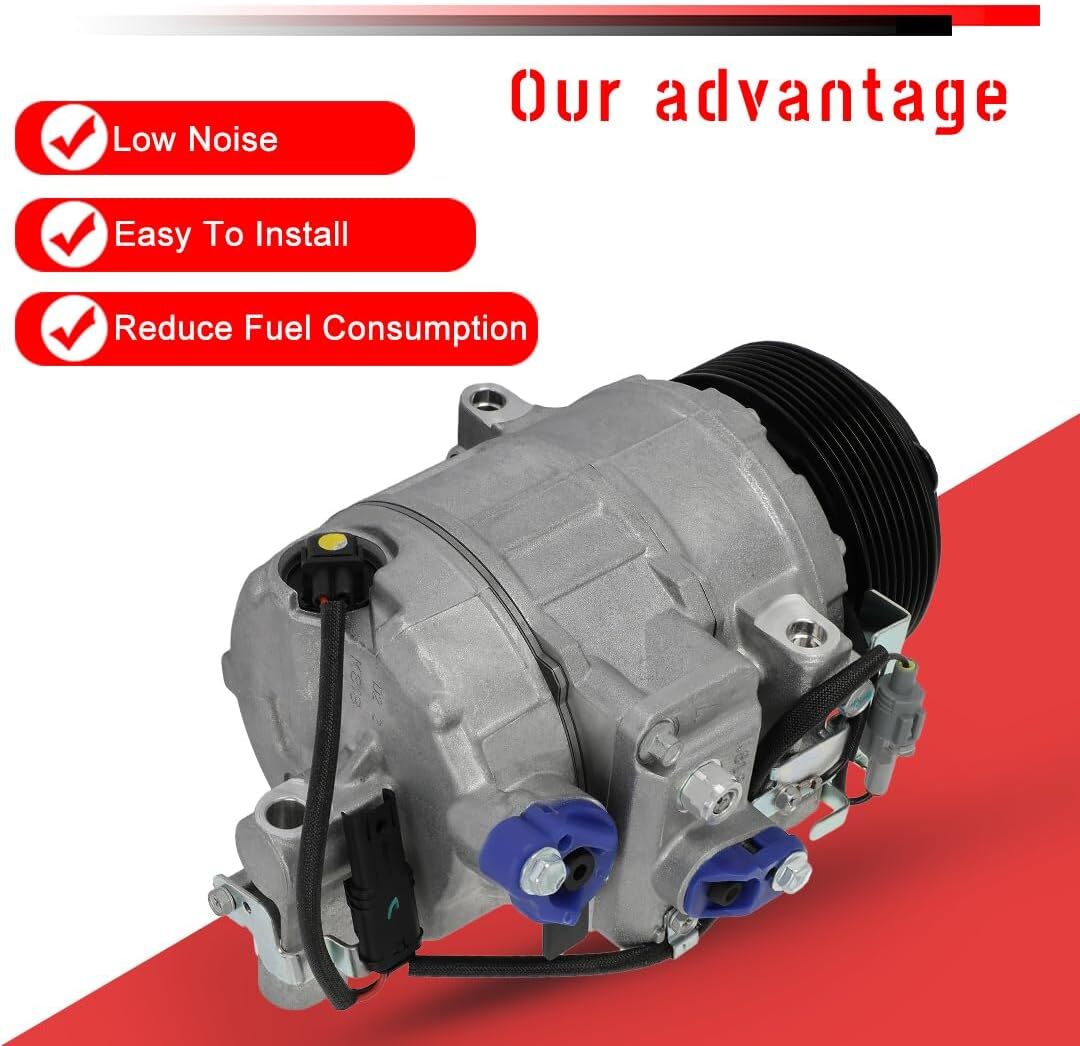 cciyu Air Conditioning Compressor 2012-2015 Fit for BMW 335i 3.0L 2014-2016 Fit