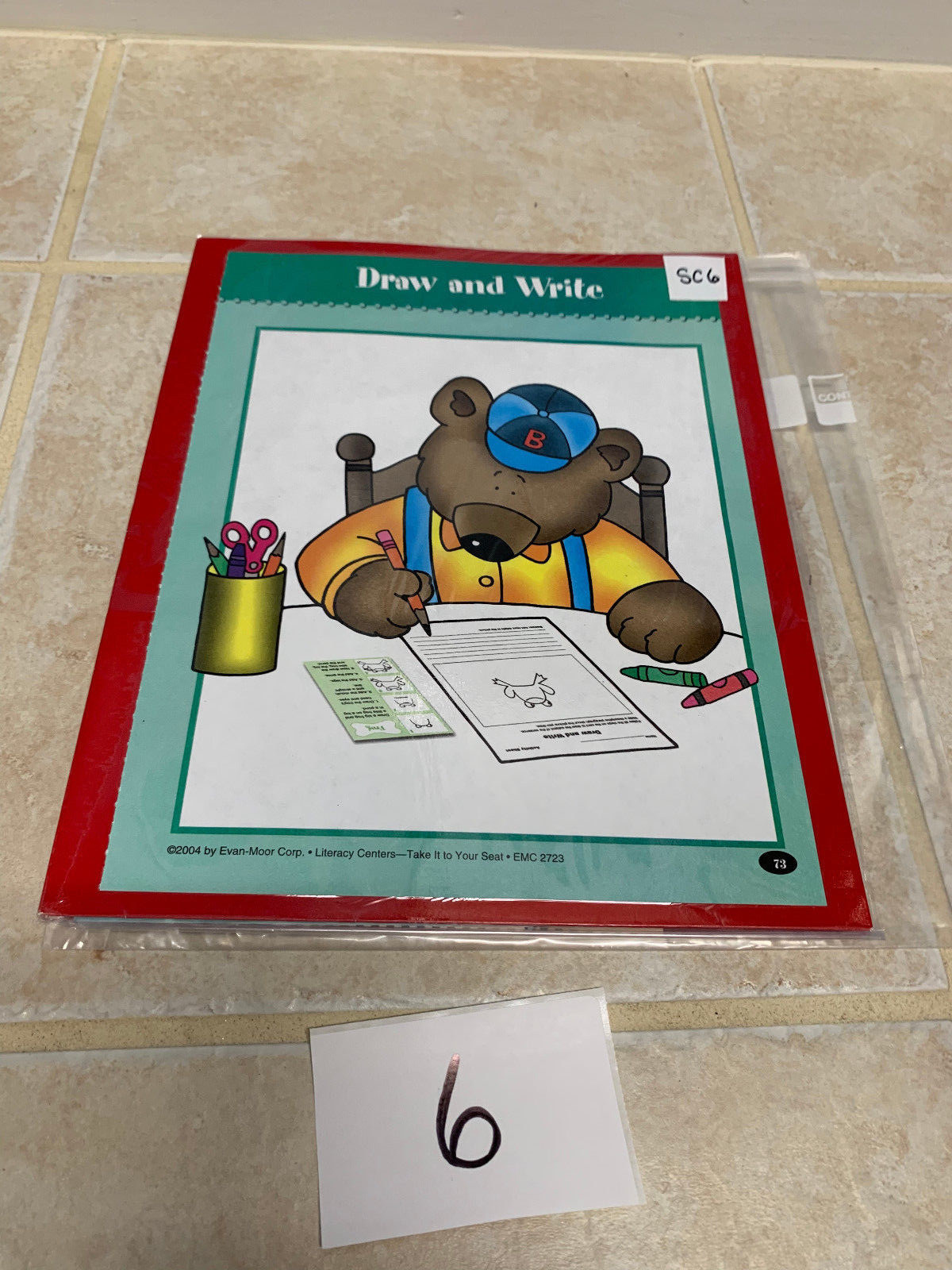 Teacher Made Literacy Center, Classroom Center-Draw & Write Center SC6