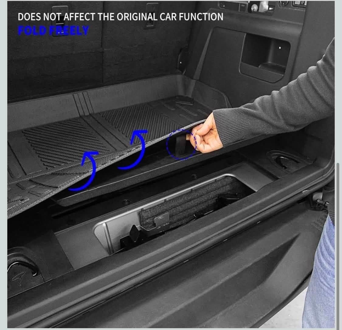 Cargo Mat Compatible with 2021-2026 Ford Bronco 4 Door Trunk Mat 2025 Bronco