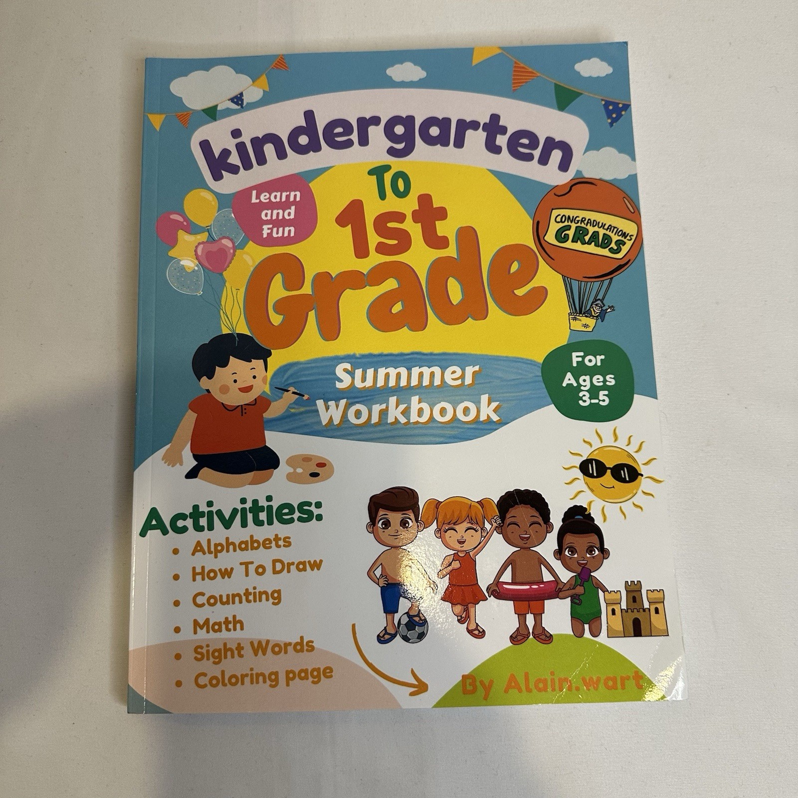 Preschool To Six Years Learning Workbooks For Summer Refreshment And School Year