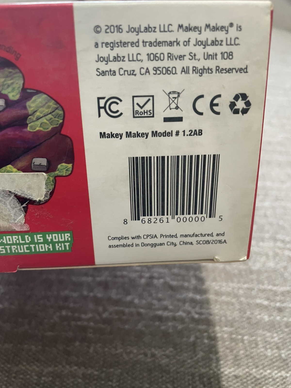 Makey Makey An Invention Kit For Everyone Bananas-TouchPads 2016 Joylabz Sealed