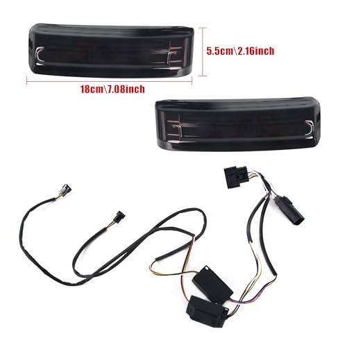 LED Saddlebag Tail Light Compatible With CVO Road Street Glide 2023-2025, Side