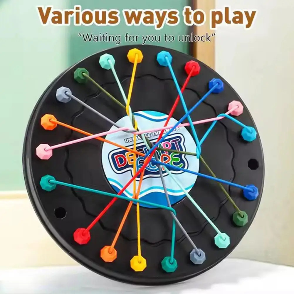 Rope Untying Puzzle Game Kids Educational Logic Thinking Training Toy