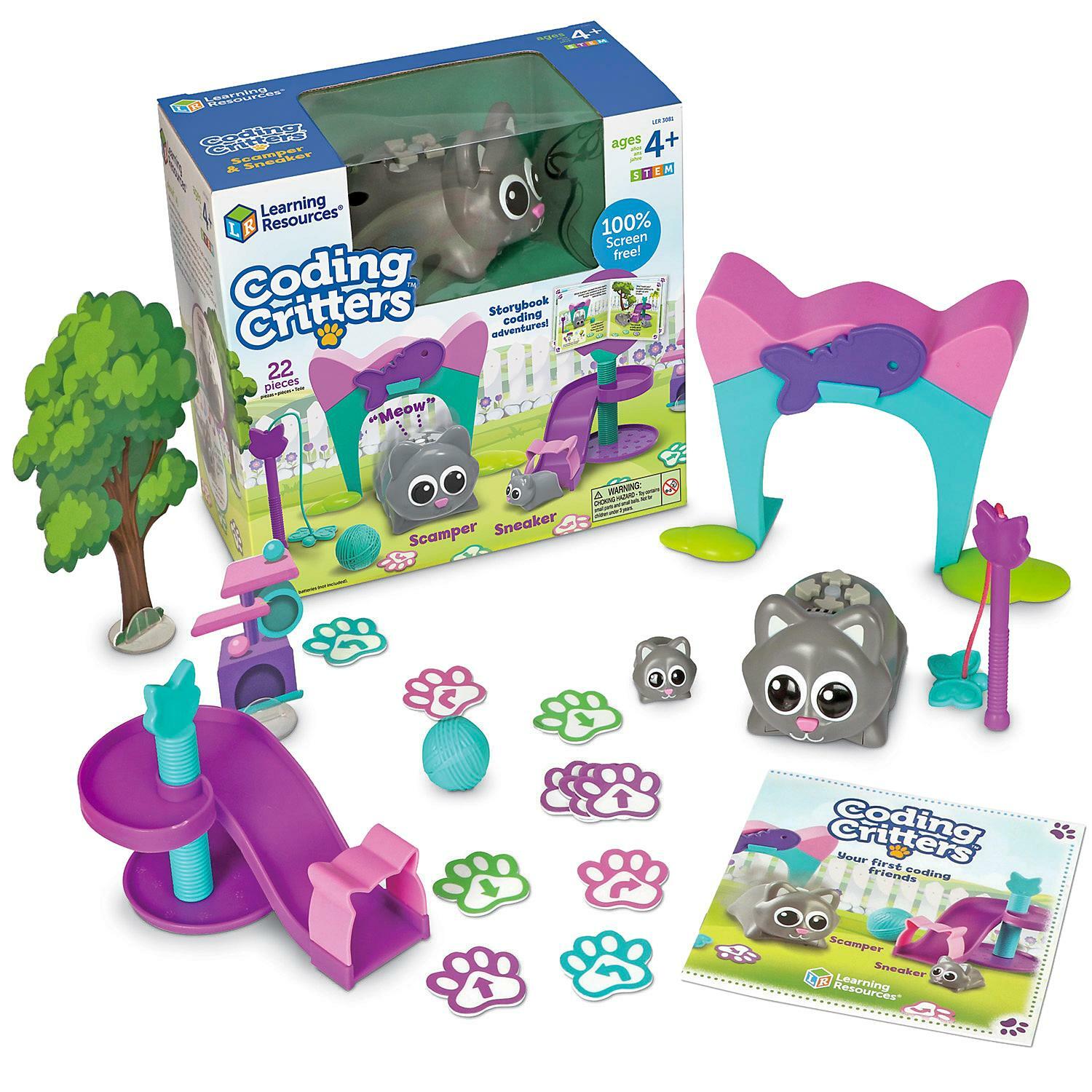Learning Resources, Coding Critters Preschool Interactive Educational STEM Toy