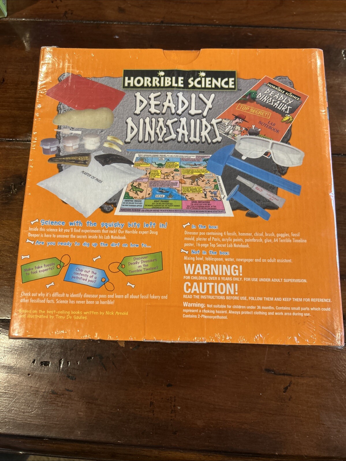 Horrible Science Deadly Dinosaurs the Kit, Brand New and Sealed fossil