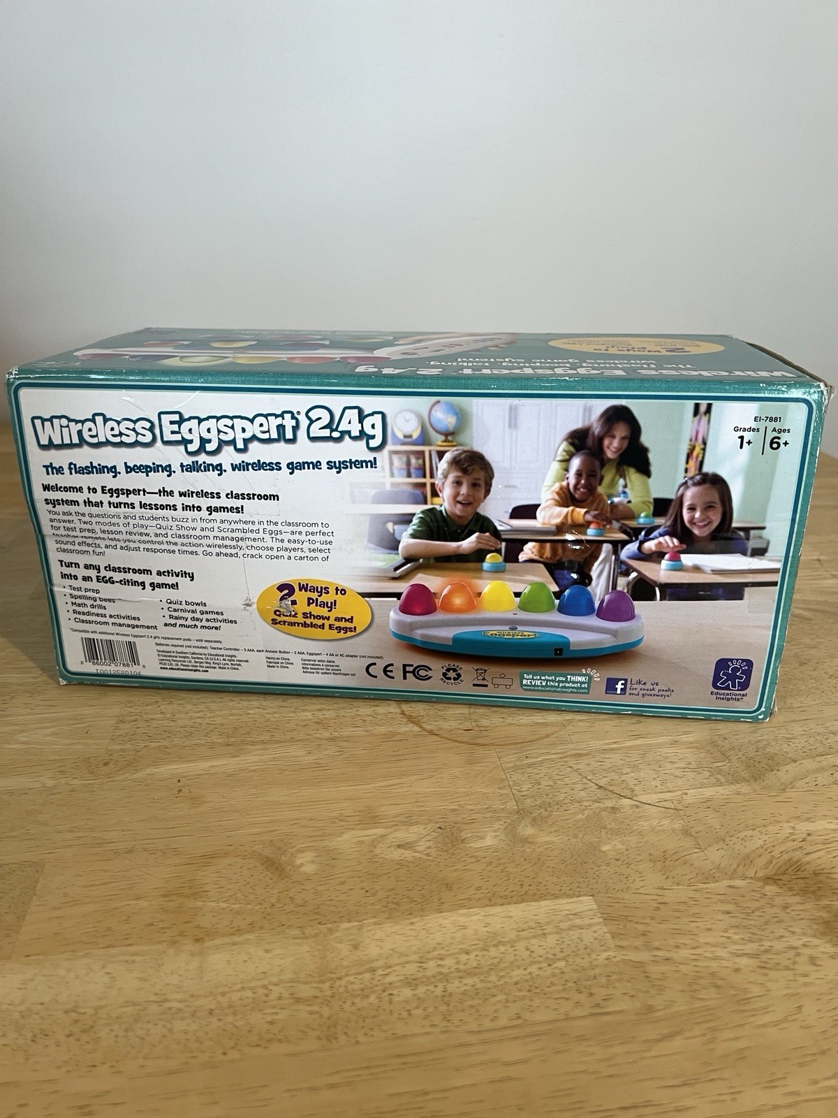 Eggspert 2.4g Educational Insights Wireless Play Classroom Games Tested
