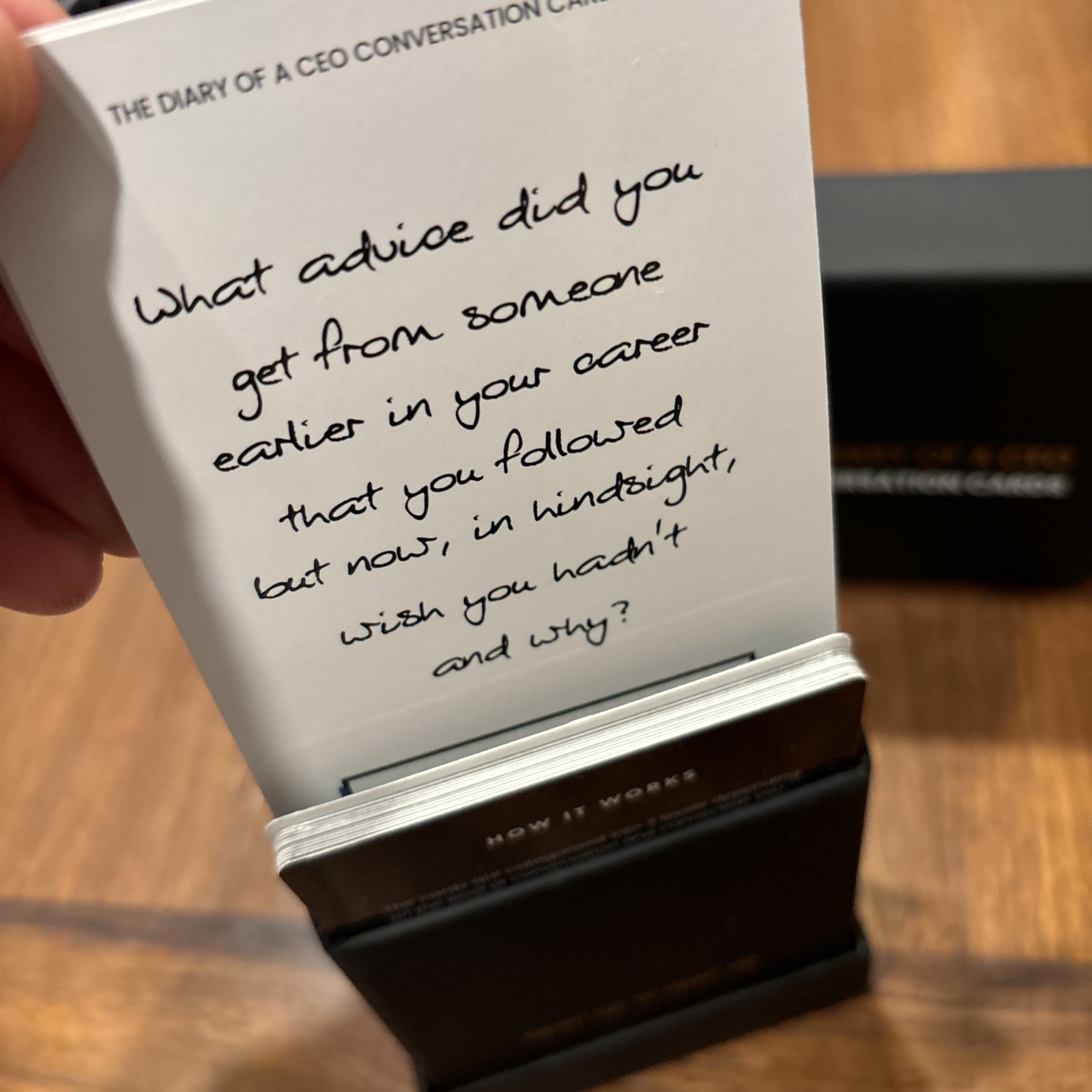 The Diary Of A CEO Conversation Cards Second Edition