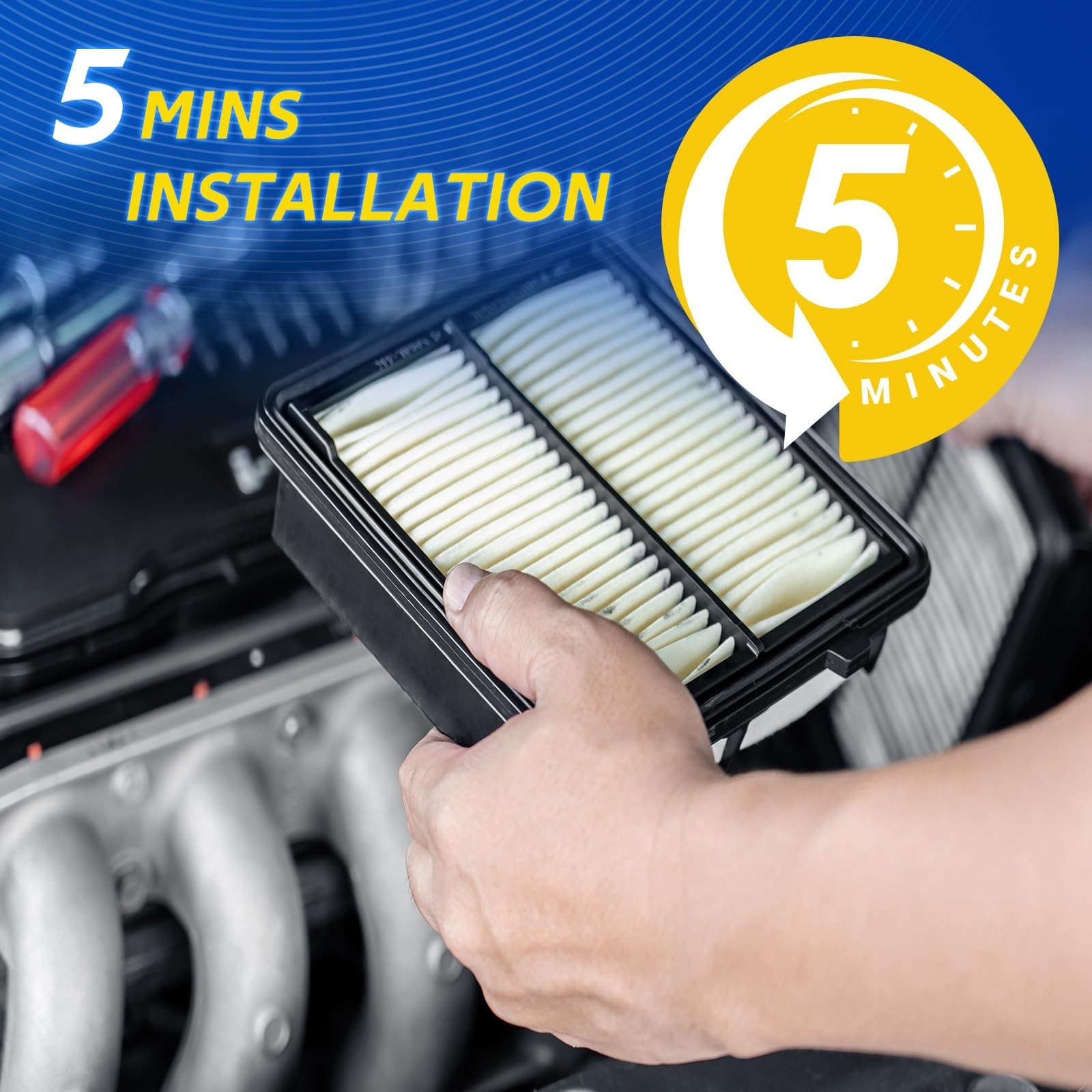 Engine Air Filter Replacement for Civic 1.5L 2022-2023 CR-V 2023 1…. Fast Ship
