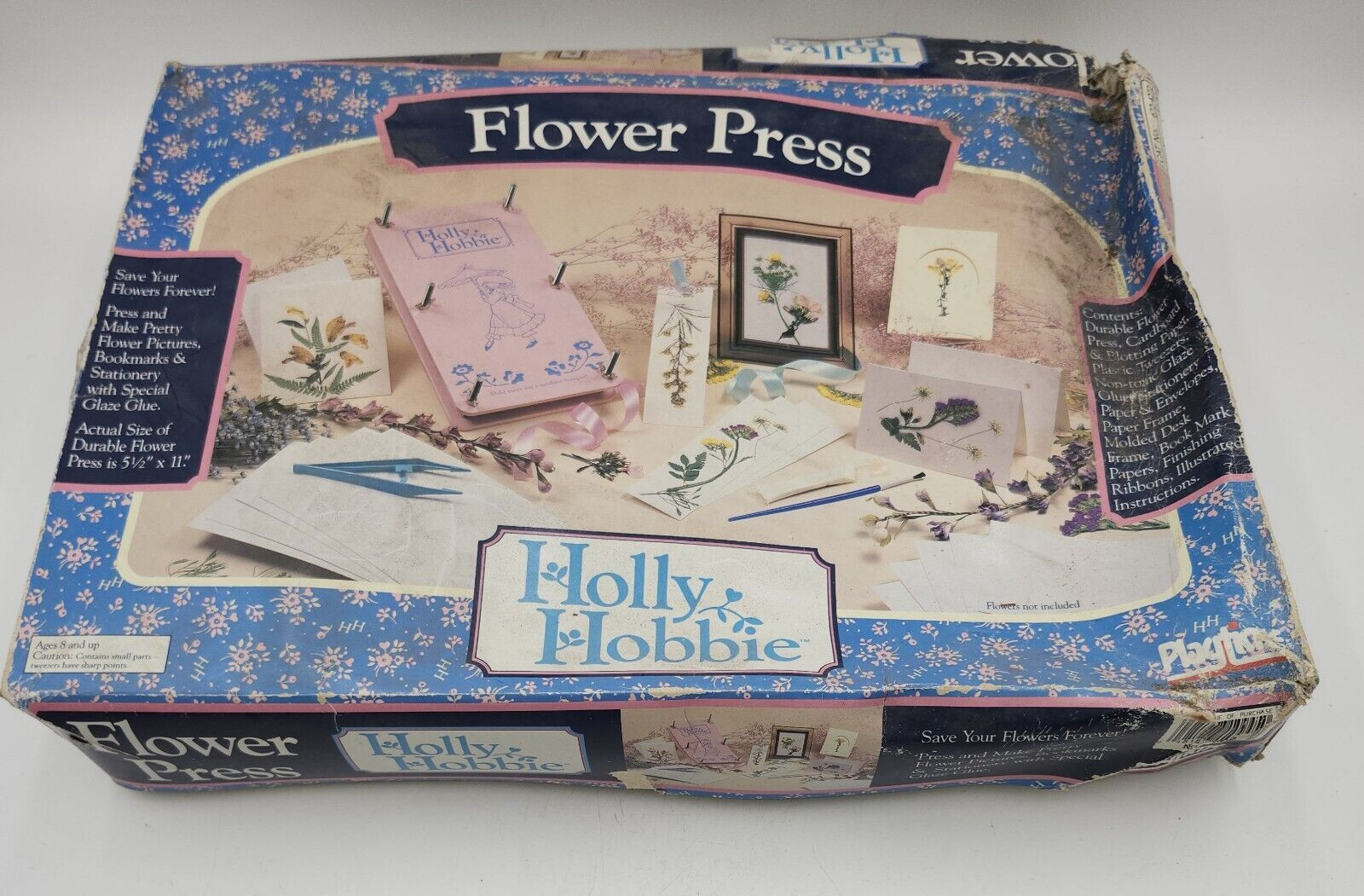 RARE Vintage 80s Holly Hobbie Flower Press DIY in original Box