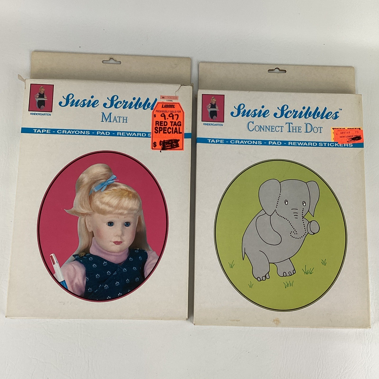 Susie Scribbles Kindergarten Home Learning Cassette Tape Connect Dot Math