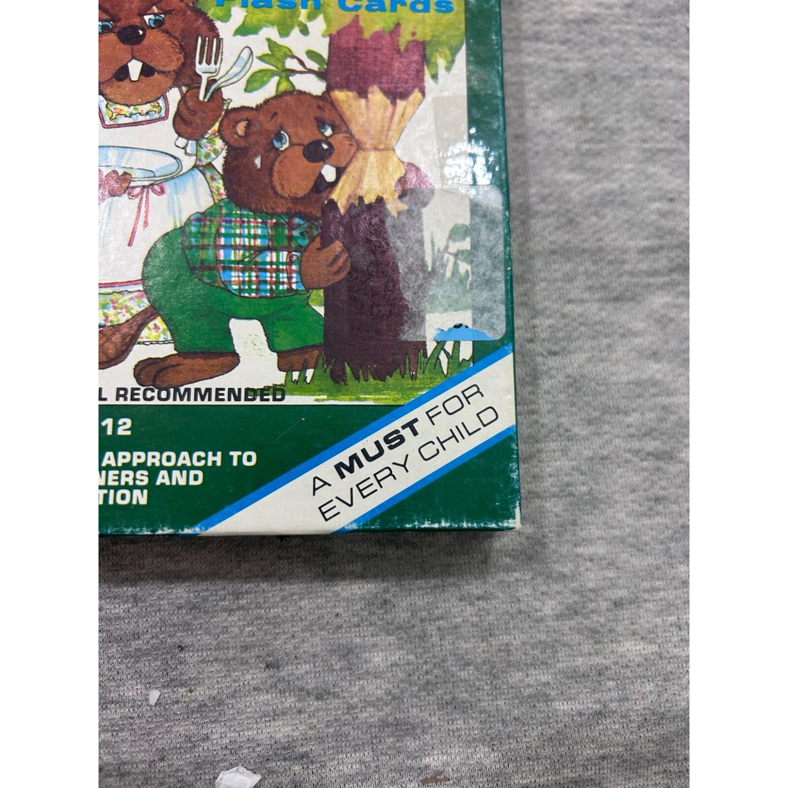 Minding My Manners PlayED Flash Cards Set 80s Kids Children Learning 1986