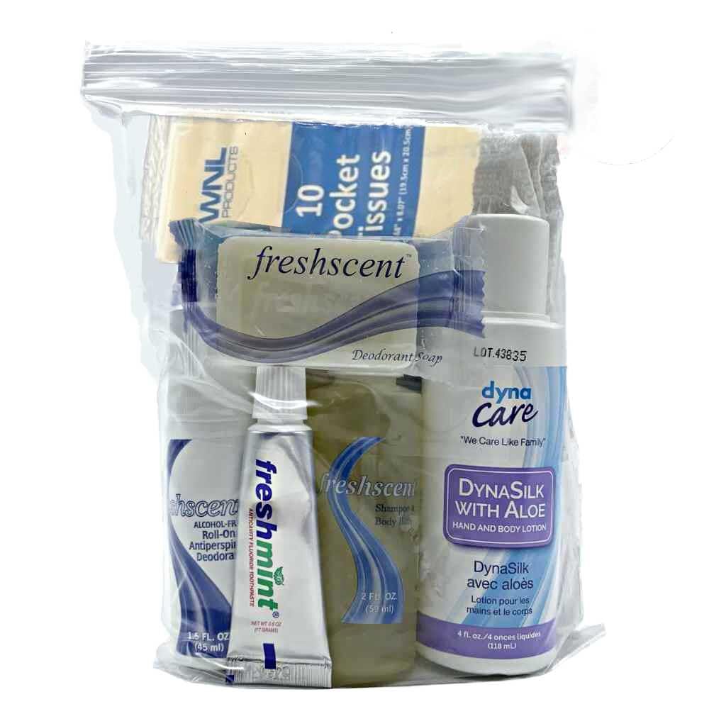 WNL Products 1400SUB-50PACK Deluxe Adult Comfort Kit in Clear Pouch, Premium