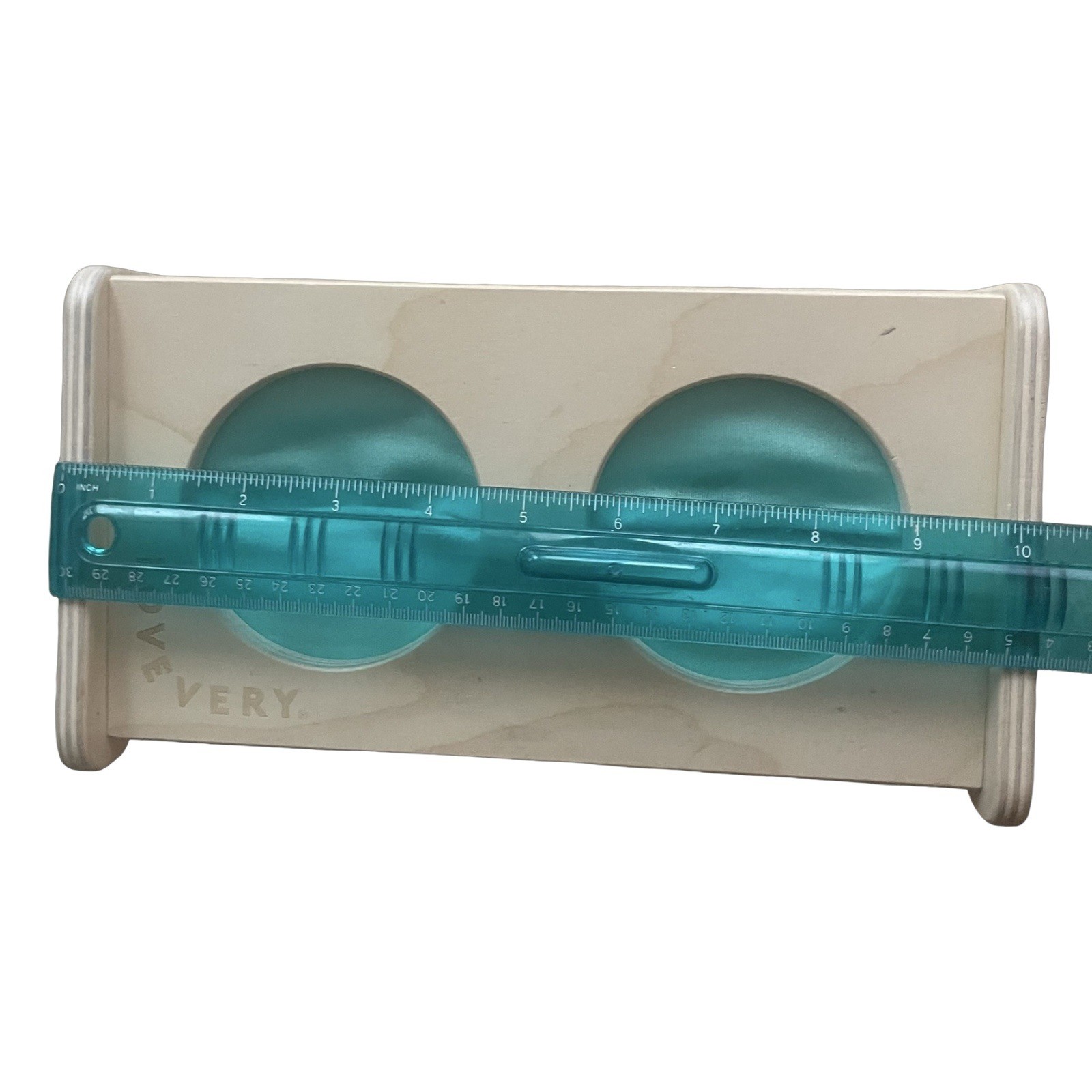 Lovevery Mystery Box Wooden Montessori Sensory Tactile Toy Teal STEM Box Only