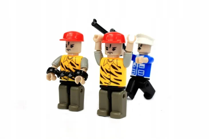 NEW Jubiux Police Public Order C9698A Kids Block Building Educational 3D Puzzle