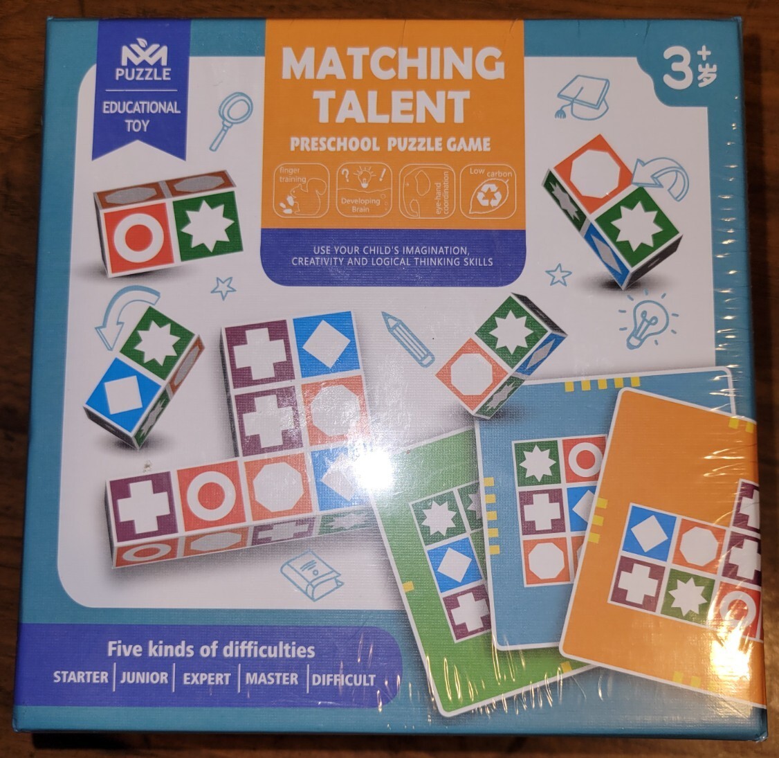 Matching Talent Preschool Puzzle Game Educational Toy 3+ Developing Eye Hand…