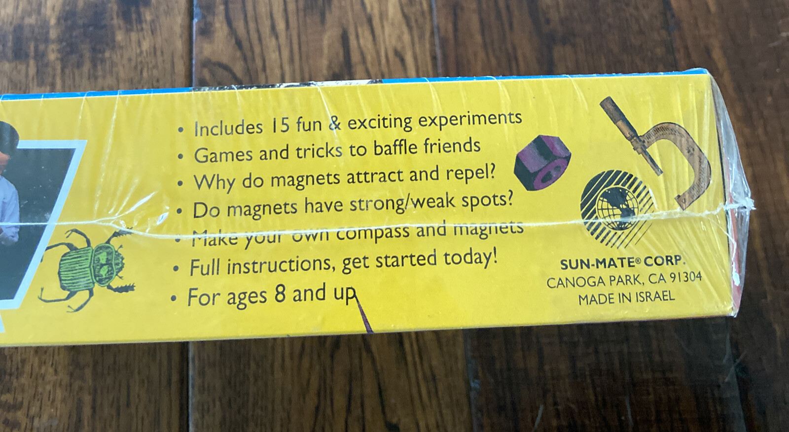 Vintage Disney Presents Bill Nye Learn About Magnet Power Experiment Kit NEW