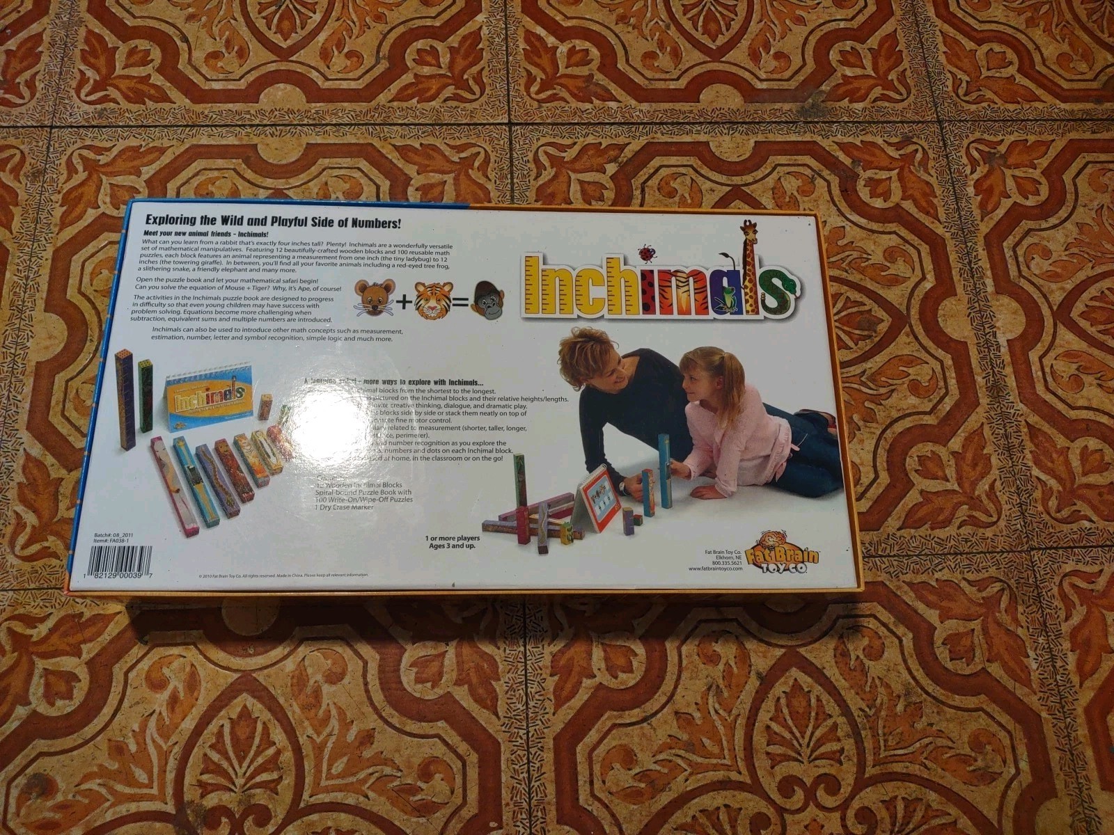 Fat Brain Toys INCHIMALS A Mathematical Safari Adventure Learning Homeschool