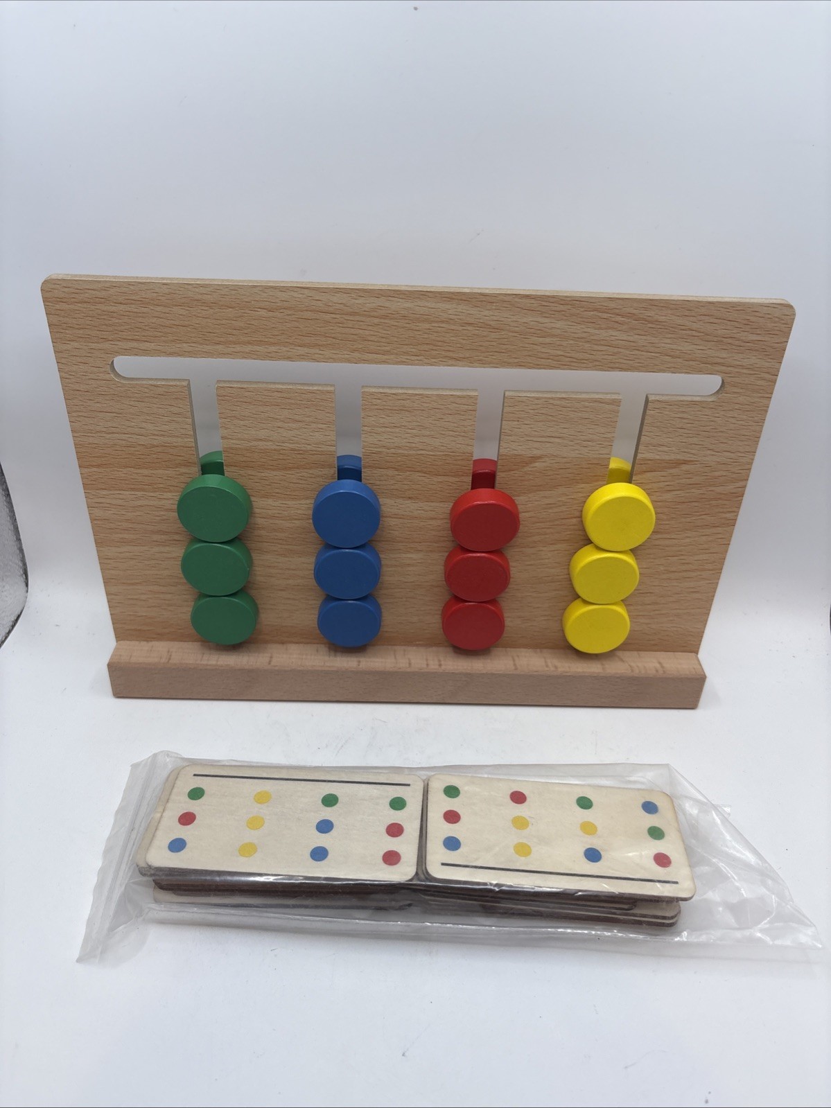Kids Learning Toys Slide Puzzle Color & Shape Matching Brain Teasers Logic Game