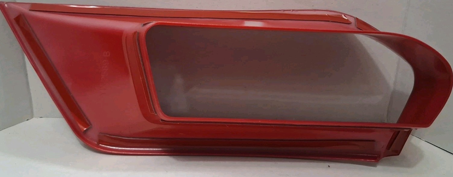 Front Bumper Side Air Duct Vent Frame for Corvette C7 Z06 2014-2019 ABS Car Red