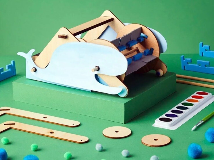 NIB KiwiCo Kiwi Crate ‘Mechanical Sweeper’ Science Engineering STEM for Kids 5+
