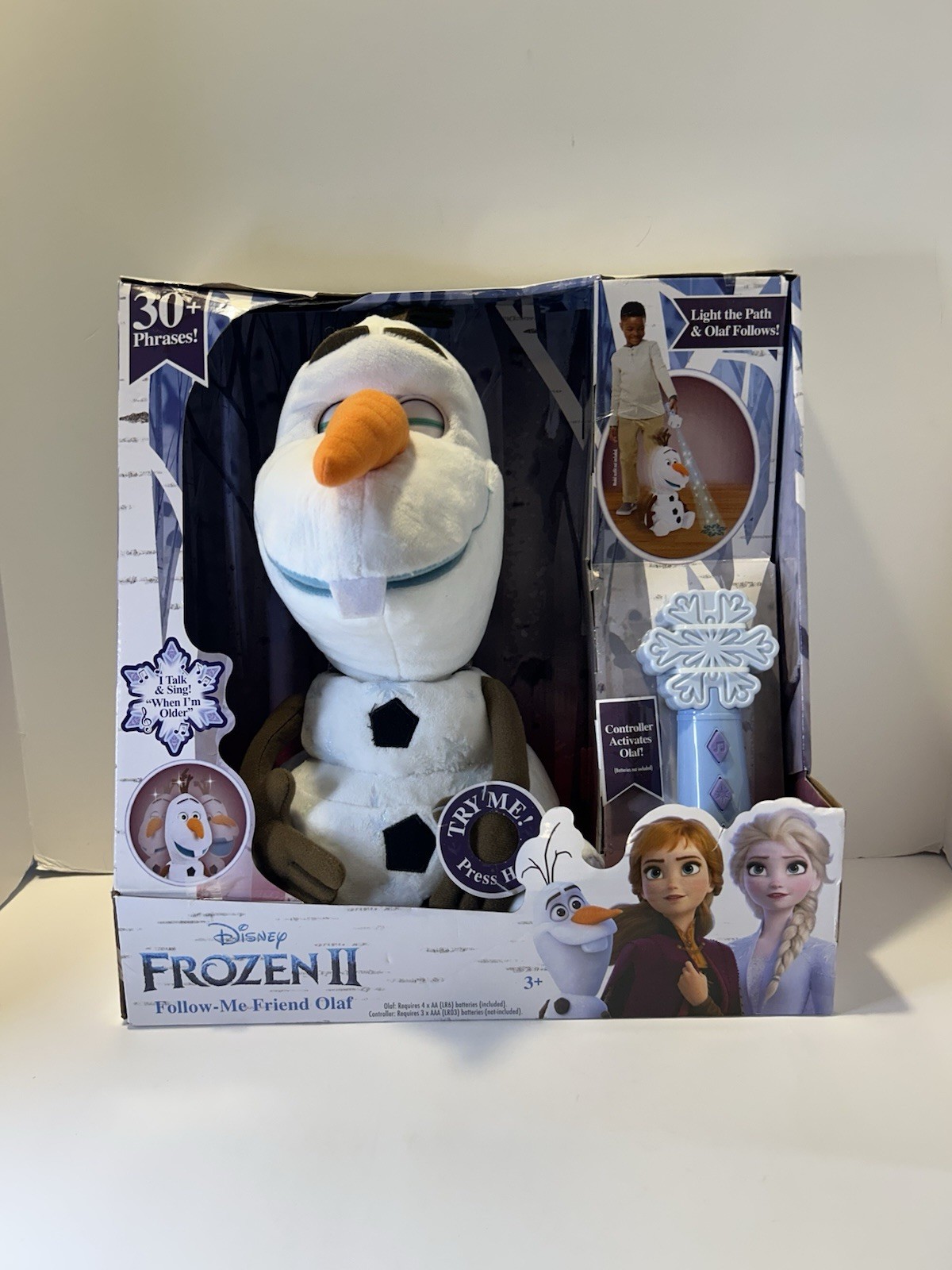 Disney Frozen 2 Follow Me Friend Olaf Sings Talks Head Moves – NRFB NIB RARE HTF