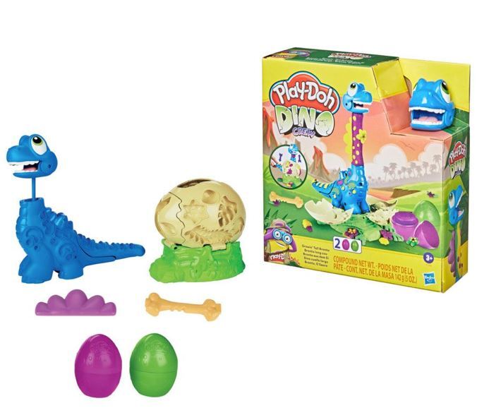 Play-Doh Dino Crew Growin’ Tall Bronto Toy Dinosaur