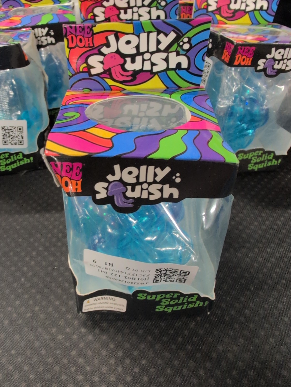 Needoh Blue Jelly Squish
