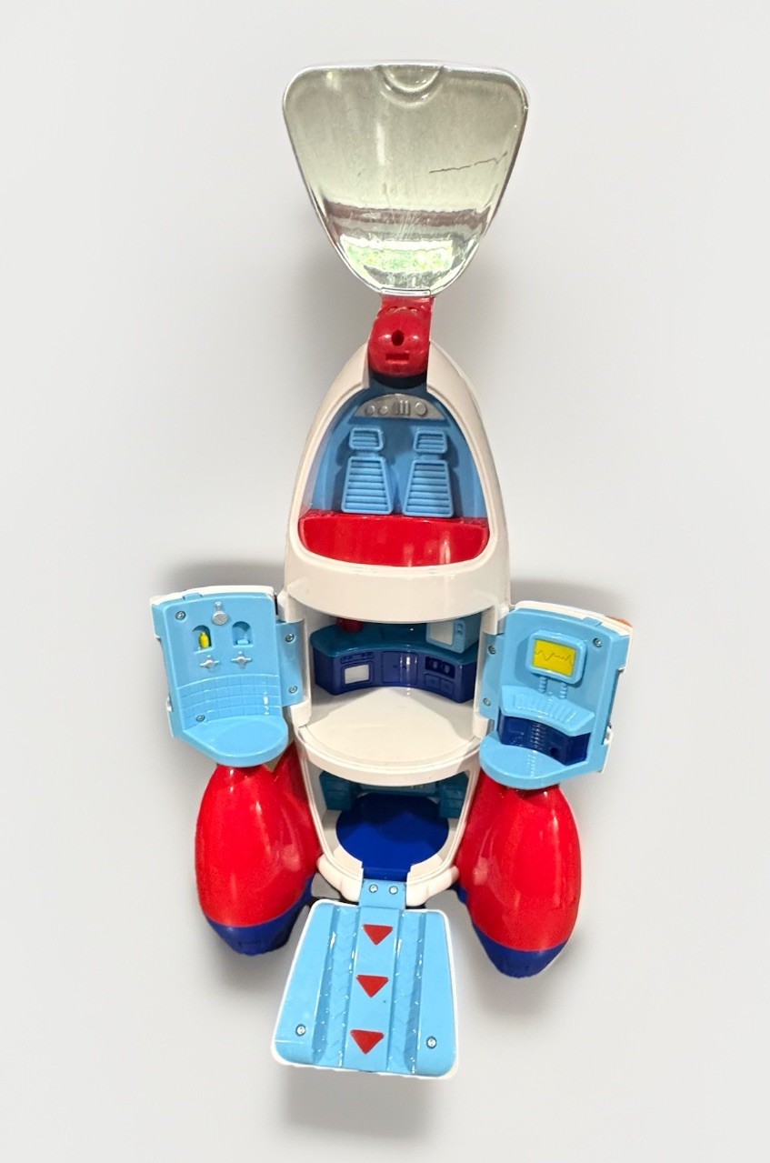 Lakeshore Educational Play & Explore Rocket Ship Rocket No Figures 17″ tall