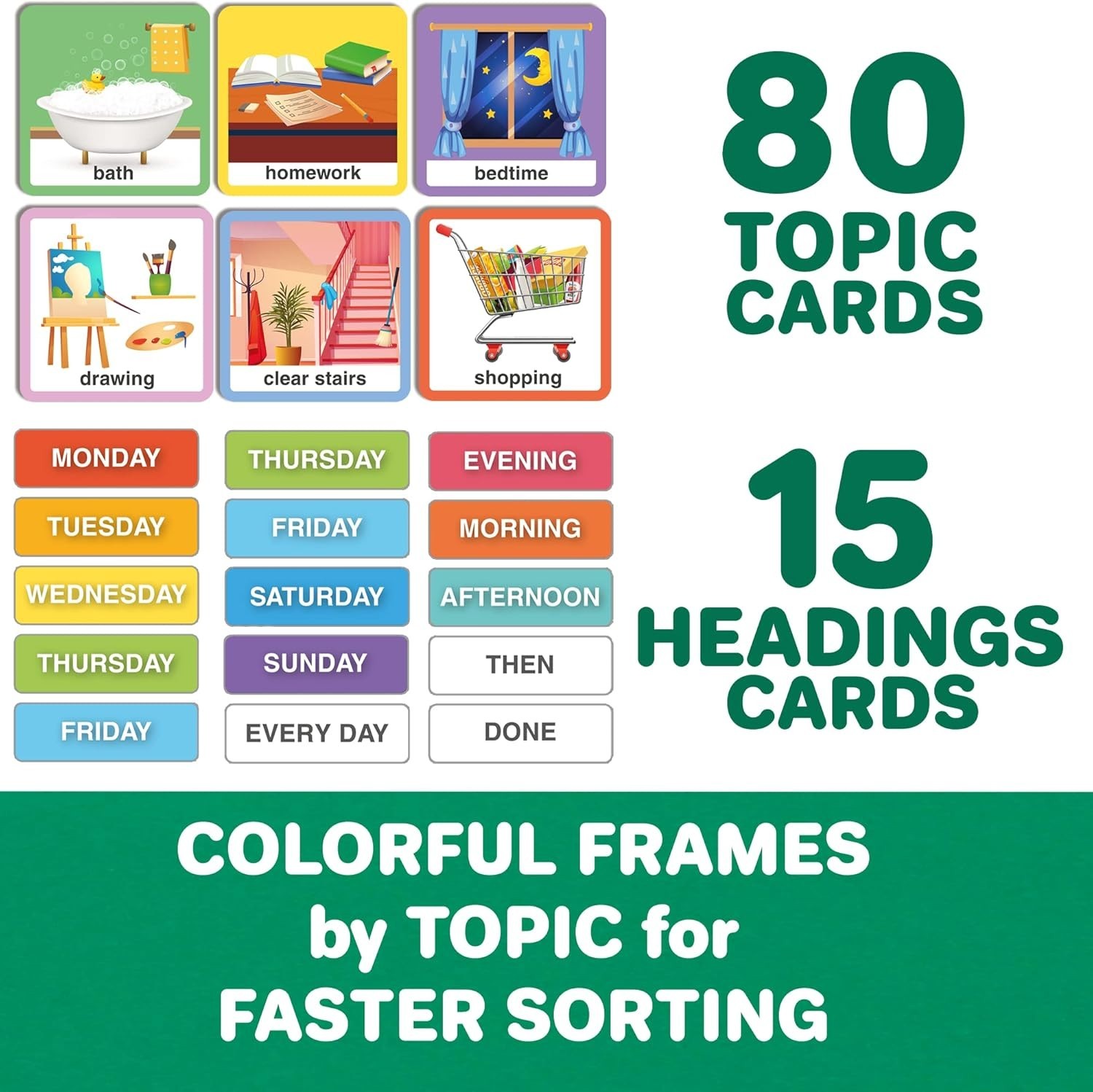 Autism Tools: 95 Reward Cards for Children – Routine Chart