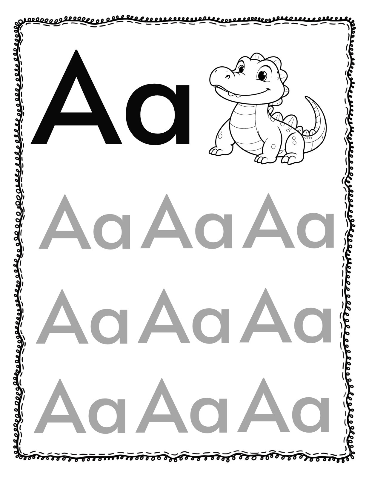 Alphabet Friends & Letter Worksheets PRINTED – Pre-K Kindergarten 182+ Pgs