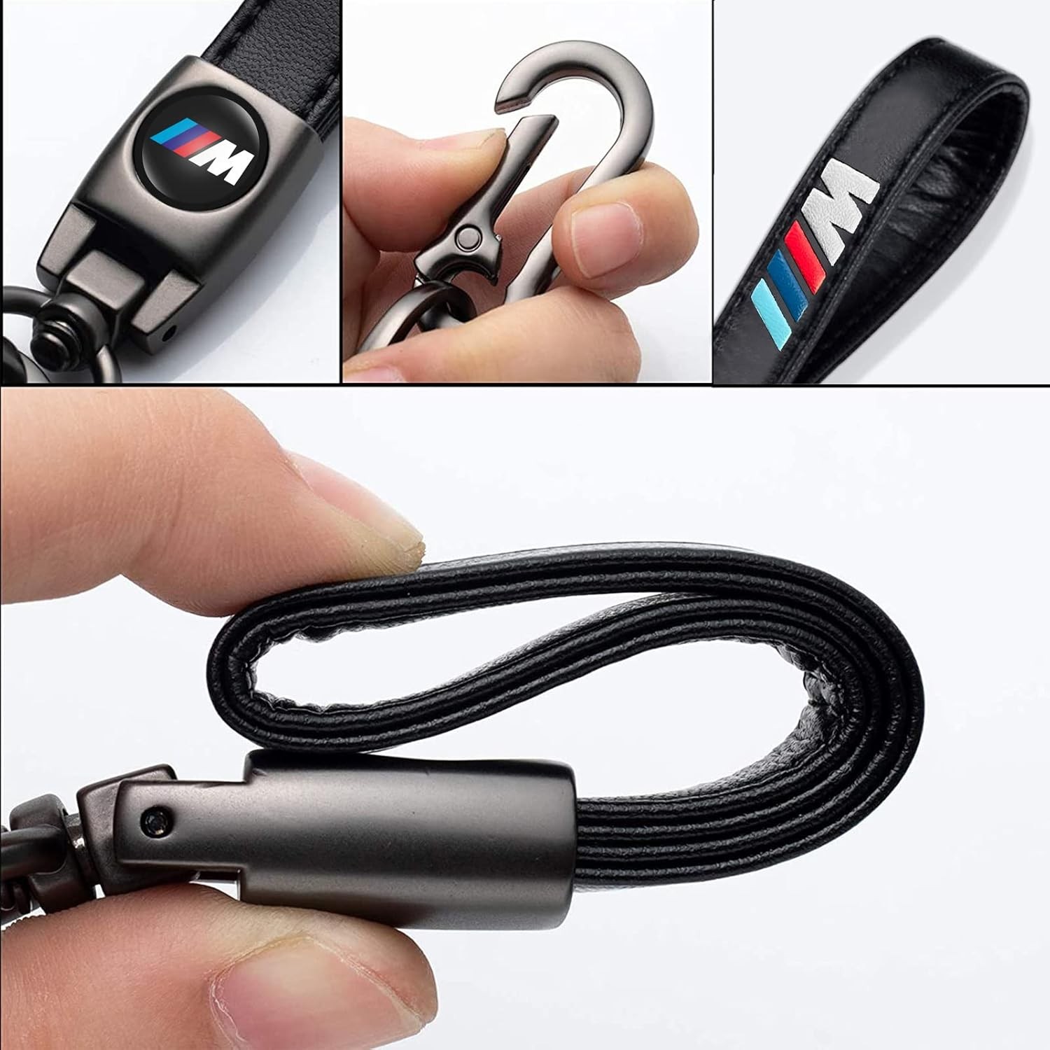 BMW M Keychain Valve Cap Combo Pack