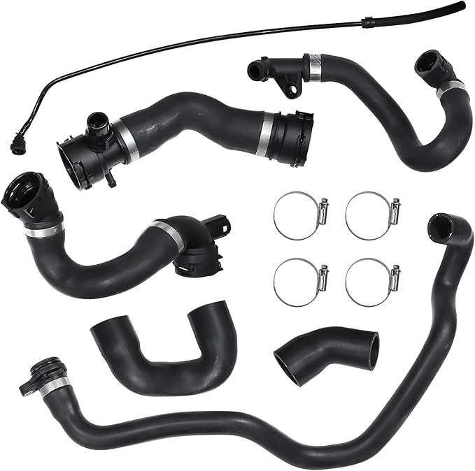 Radiator Coolant Water Hose Pipe Kit for BMW 135i 2008-2010 for 335i xDrive