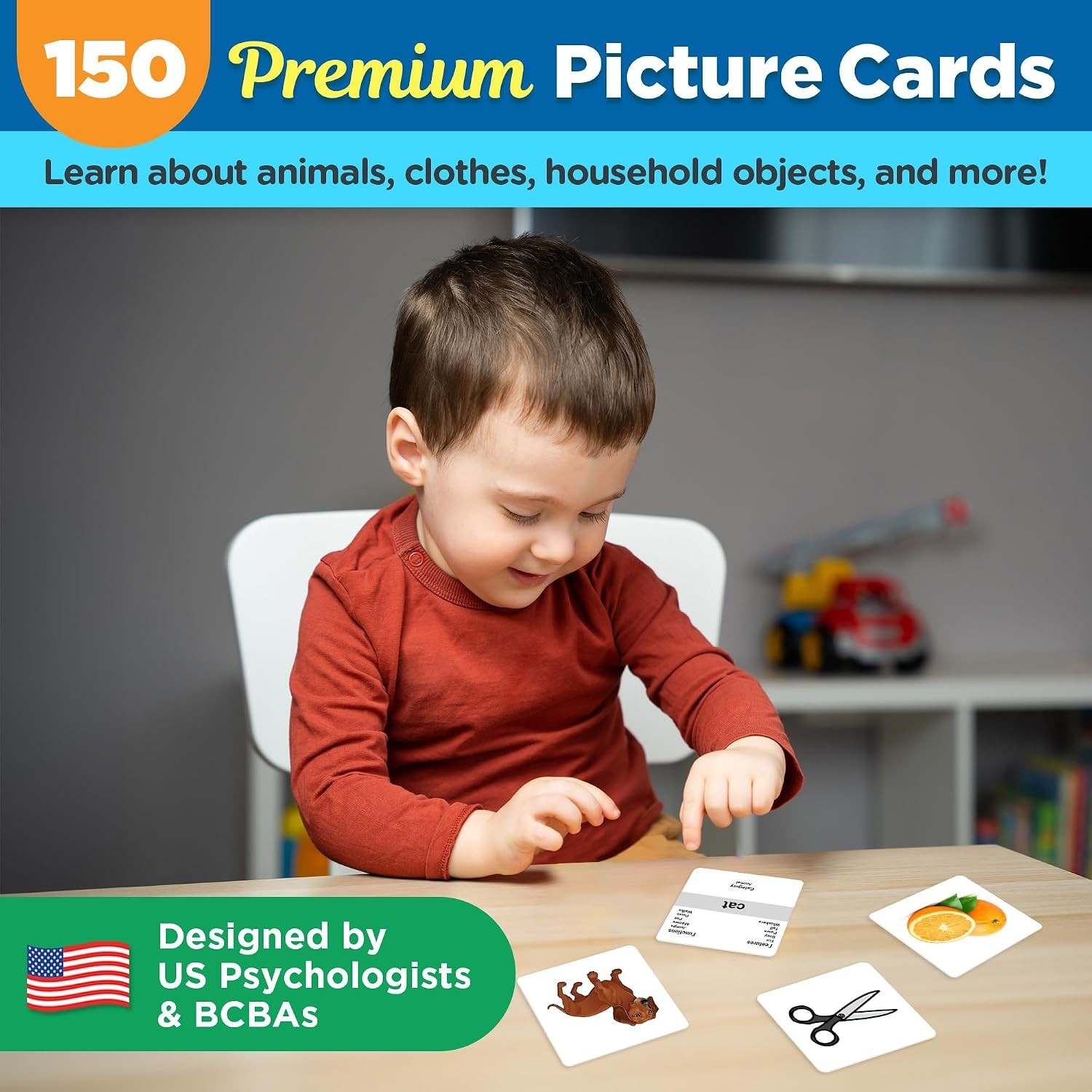 150 Picture Cards for Speech Development – Autism Therapy