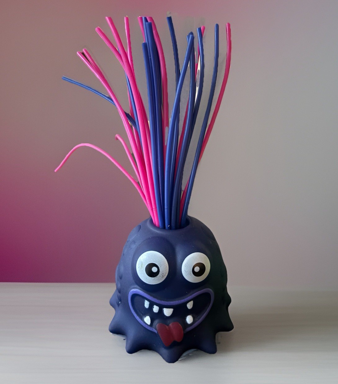 Set Of 3 Novelty Funny Hair Pulling Will Be Screaming Little Monster Teaser Toy