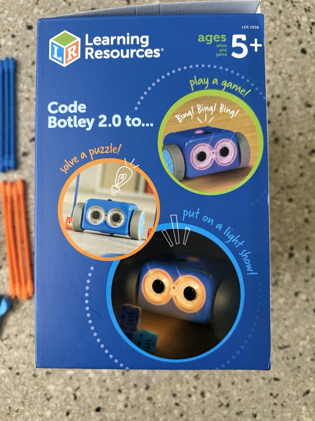 Learning Resources Botley 2.0 The Coding Robot 78-Piece STEM Set Complete Tested