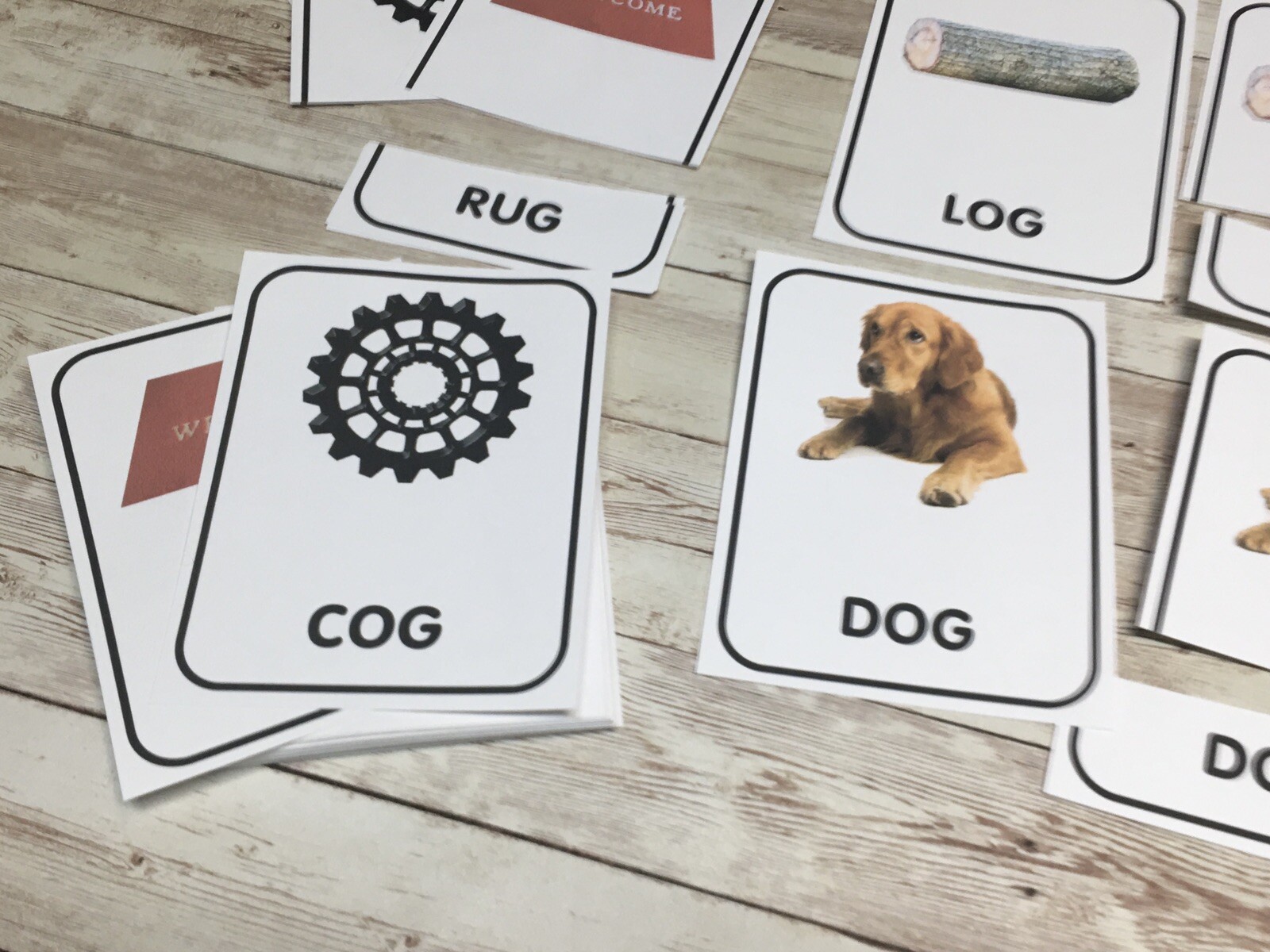 CVC WORDS – Three Part Card set – Cards for Learning Center – Teaching supplies
