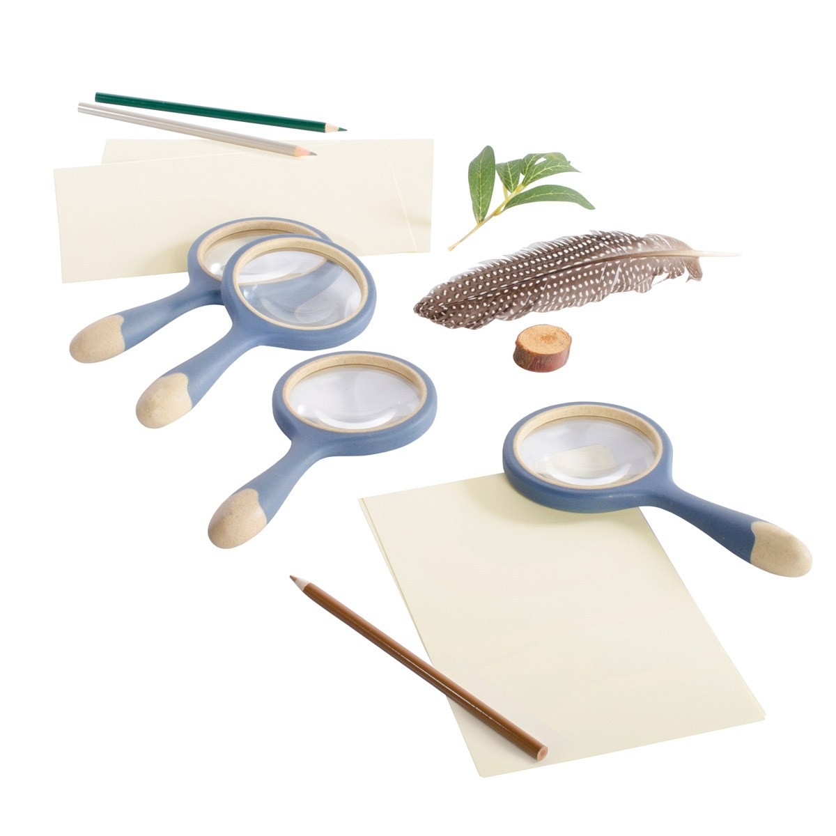 Kaplan Early Learning Set of 4 All-Weather Magnifying Glass