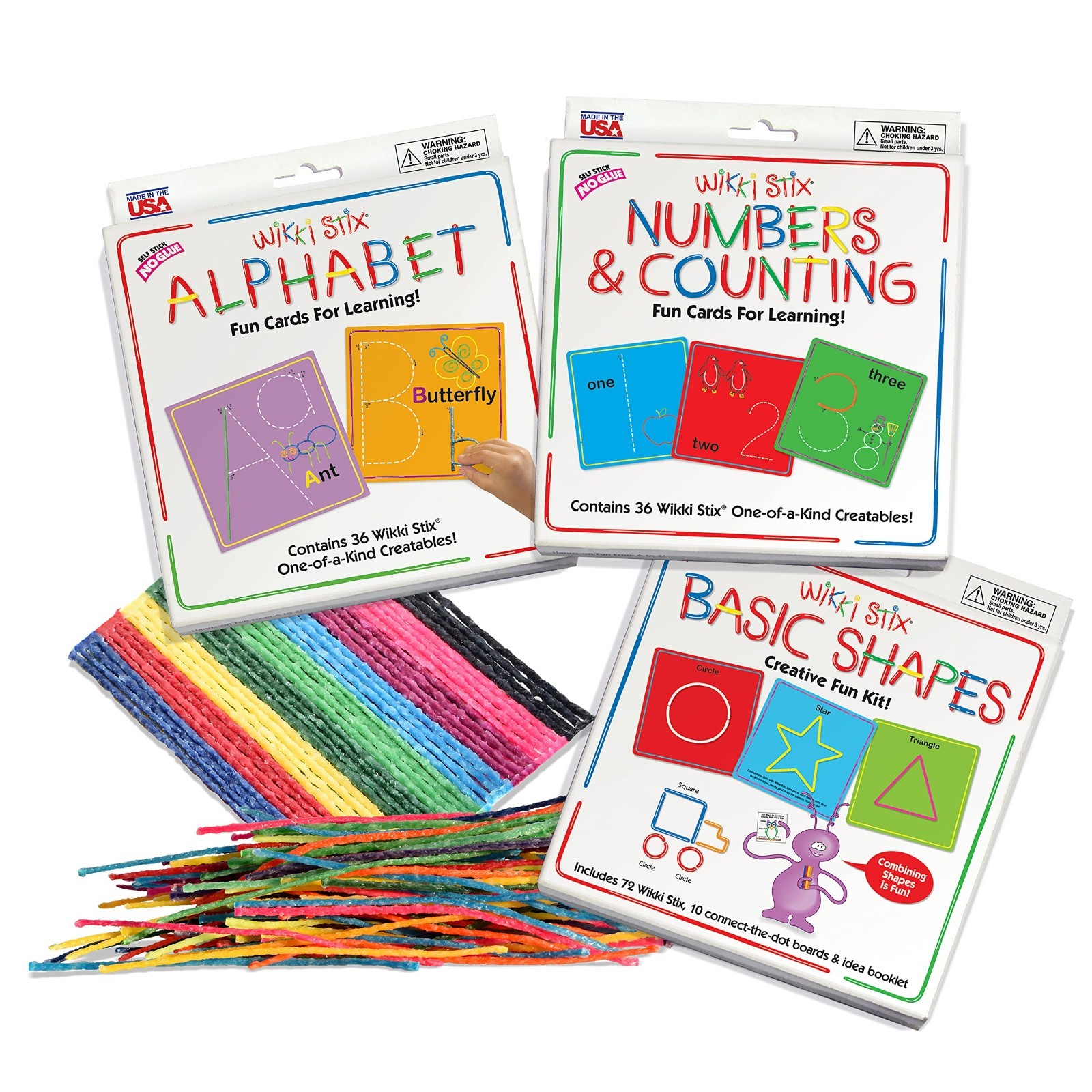 Early Learning Trio Set – Alphabet, Numbers & Shapes for Fun Preschool Education