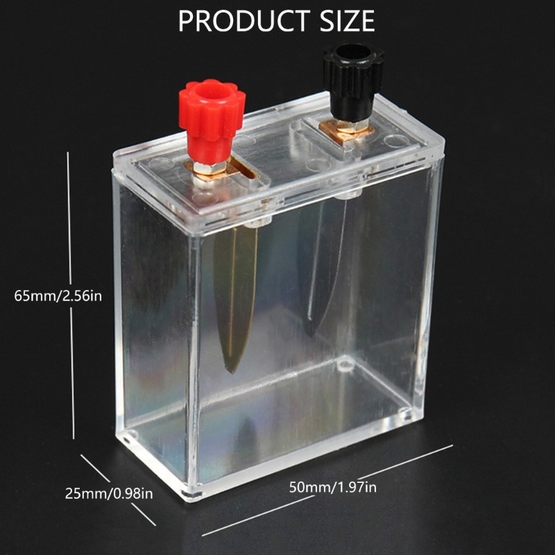 Educational Saltwater Battery Device for Classroom Labs Demonstrating Experiment