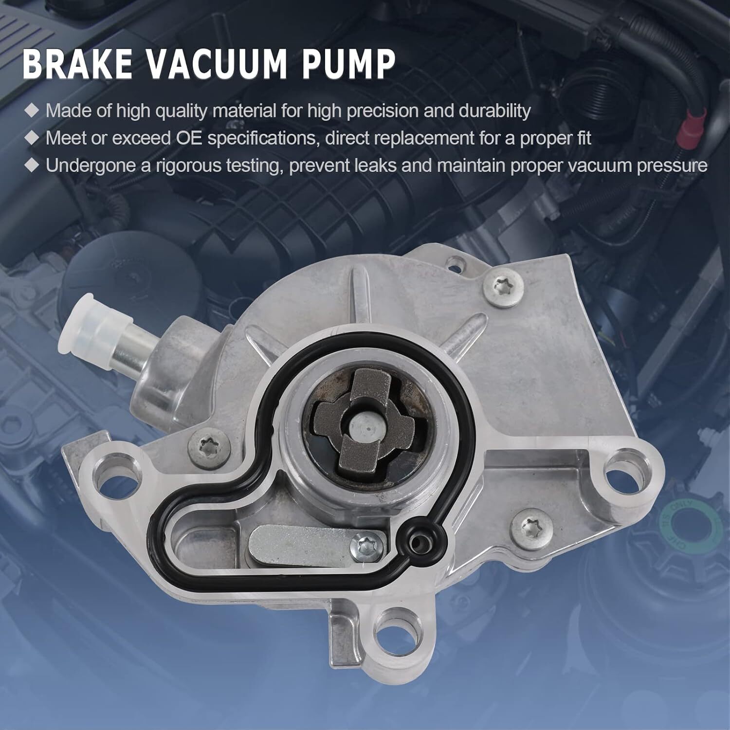Brake Booster Vacuum Pump Compatible with 1999-2004 Volkswagen VW 1.9L ALH SOHC