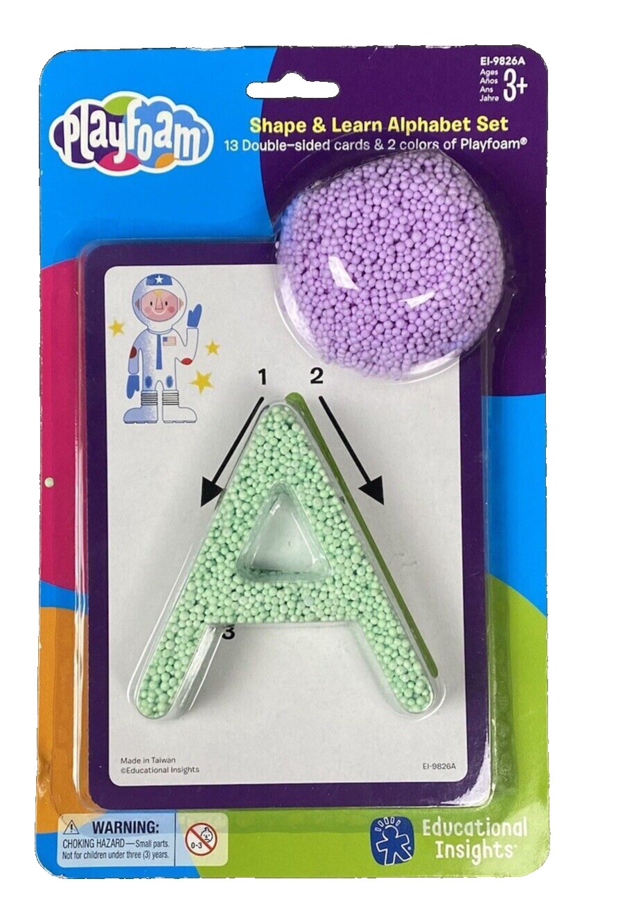Educational Insights Playfoam Shape & Learn Alphabet Set Sensory Tactile