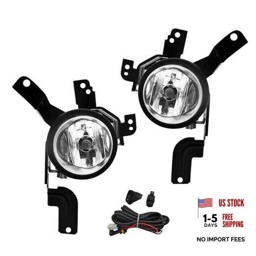 Fog Lights Compatible With 2007 2008 2009 CRV Fog Lamps Honda 2007-2009 CRV