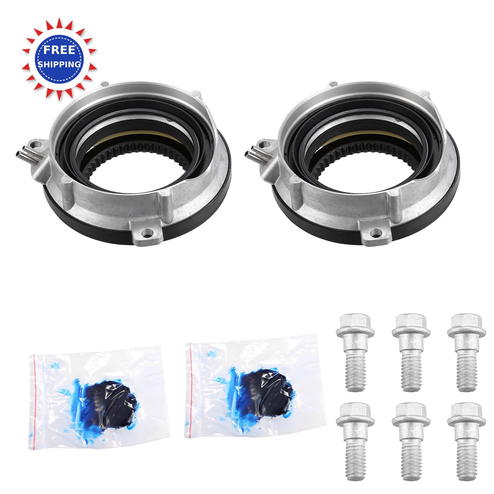 X AUTOHAUX 2 Pcs 4×4 Auto Locking Hub 4WD Actuator for Ford F 150 2004-2016